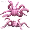 Simulering ondska uppblåsbar bläckfisk 3m djup havsvarmodell sprängs bläckfisk med långa tentakler för utomhusevenemang