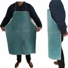 Welding Apron Leather Cowhide Protect Cloths Carpenter Blacksmith Garden Working Anti-scalding 220507