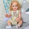 55 cm återfödd småbarnsflicka prinsessan Sue-Sue full kropp silikon baby dockor handdetailed paiting rooted hårbad leksak för flickor 220505