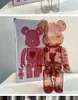 Nuova vendita Bearbricklys 400% 28 cm Dissoluzione Cuore Cuore rosso Cuori colorati Action PVC Figure Modelli Giocattoli Regali di Natale Nuovo