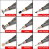 Mini elektrisk slipsats sladdlös borr Roterande verktyg Träsniderispenna för fräsning Gravering 3.6V USB-laddare LED-arbetsljus H220510