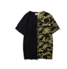 T-shirt stampata da uomo Aape manica corta Street Joint Ape Legion Camouflage e da donna
