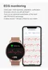 EKG İZLE DT SMART PPG Bluetooth Çağrı AI Voice Assistant Destek NFC GPS Tracker Samsung IOSF Watch için Kablosuz Şarj Smartwatch