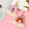 Keychains for Women Weaving Handmade key Holder Keyring Charm Car Hanging Jewelry Gifts