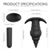 Butt Pluggen Dildo Vibrator 9 Modi Prostaat Massage met Afstandsbediening Anale Plug G-spot Stimulator Volwassen sexy Speelgoed voor Man Vrouw