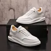 Luxury Designers Lace Up Dress Wedding Party Shoes Autumn White Trainers Casual Sneakers Fashion Round Toe Thick Bottom Driving Business Walking Loafers N57
