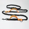 Dog Collars Leashes Pet leash outdoor running reflective double retractable rope dog chain