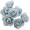 500 Uds 3cm cabezas de rosas artificiales de espuma flor para DIY corona hogar boda decoración flor falsa accesorios hechos a mano