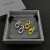 Designer Jewelry Women Dangle love lock Earring studs new Unique Shaped Brand B letters Pendant with logo shiny non-fading Chandelier Earrings bn25