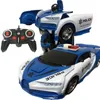 RC 24 Stile Roboter Sportfahrzeug Modell Remote Cool Deformation Auto Kinderspielzeug Geschenke für Jungen 220628