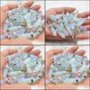 Charms jewelhings descobertas componentes de moda vendendo pedra opala cura hexagonal reiki pondants para fazer entrega 2021 nve7p