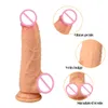 Massage Riesiger Silikondildo Super großer realistischer Penis Vagina G-Punkt-Stimulator Kraftvoller weicher Schwanz auf Saugnapf Sexspielzeug für Frau