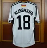1990 1992 1994 1998 1988 Alemanha Retro Littbarski BALLACK Camisa de futebol KLINSMANN Matthias camisa home KALKBRENNER JERSEY 1996 2004
