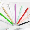 الاسم المخصص للهدايا التذكارية الحبر المعدنية الهدايا الملونة Gel Ball Pen School School Stationery Advertising El Pens 220613