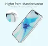 Transparent Phone Cases For iPhone 14 13 12 11 Pro MAX Mini X XS XR 8 7 6 Plus TPU Protective Shockproof Clear Cover 1.5MM Thickness Silicone Case