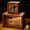 Single Megger Watch Housing Wood Aroma Horloges Winder voor Home Automatische winkel Groothandelsbox 13 cm 220810