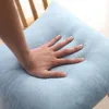 Cushion/Decorative Pillow Plain Cotton Linen Sofa Cushion Thicken Square Solid Color Living Room Backrest 2PCSCushion/Decorative