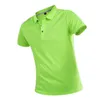 MEN S POLO -shirts zomer snel droge droge truien met korte mouwen mannelijke katoen polyester camisa masculina blusas tops 220606