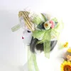 Wide Brim Hats Sweet Lolita Bonnet Hat Sunshade Straw Head Accessories For Pastoral PartyWide