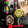 Klasik Mens Watches Quartz Holwatch 45mm Moda Business Knowlwatches Kauçuk kayış Montre de Luxe