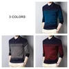 Coodrony Brand Sweater Men Autumn Winter Turn-Down Collar Pullover Men Fashion Color Casual Pull Homme Knitwear Clothing C1130 220812