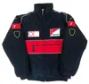 F1 Formel One Racing Jacket Ny full broderad logotyp bomullskläderförsäljning