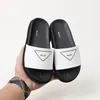 Kids Designer Slippers Fashion Summer Slip on Shoes Boys Girls Sandals Letter Printed with Triangle 3 Styles