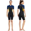 Donne da bagno femminile Donne da 1,5 mm muta in neoprene da bagno abiti da immersione days short short ladies da un pezzo surf snorkeling surf da bagno da nuoto da nuoto