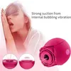 Nxy vibratorer sex leksak kvinnlig rosform vaginal sugande vibrator klitoris stimulering erotiska bröstvårtor oralsex sucker stark 10 nivå läge 0409
