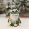 Decoraciones navideñas para esquí de árboles Gnome Fince Fase Doll Cartoon Toy Regalos de Navidad Suministros de fiesta Festive Decoración del hogar 5 5mg D3
