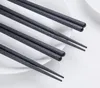 500Pair Black Chopstick Restaurant Durable Japanese ChopstickSushi BlackAlloy Chopsticks Chinese Food SN45767530843