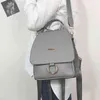 Żeńska torba na ramię plecak Kobiet Messenger PU Skórzanie i nylonowe plecaki torby podróżne Mochila Vintage College School Black 220713