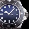 ST9 D-Blue Dial Men Watch Sea-Dweller Ceramic Bezel 44mm الياقوت الأوتوماتيكي الغواص الميكانيكي الساعات الساعات wristwatches303c