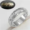 Обручальные кольца Элегантные жаждущие цветочные узоры Женская полоса Кольцо 3 металлические цвета доступны прекрасное свадебное очарование изящное классическое ювелирное изделия Wynn22