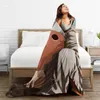 بطانيات منشار مان أنيمي بطانية تغطية هيمينو بوتشيتا فانيلا رمي أريكة أريكة دافئة ناعمة دافئة