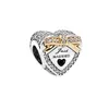 925 siver beads charms for charm bracelets designer for women Crown Car Lock Love heart Pendant