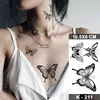 NXY Temporary Tattoo Waterproof Sticker Snake Flower Rose Flash s Lace Fox Lion Tree Body Art Arm Fake Sleeve Women 0330