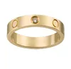 love screw ring herenringen klassiek luxe designer sieraden dames Titanium staal Legering Verguld Goud Zilver Rose Vervaagt nooit Niet allergisch -4/5/6mm 1256