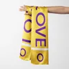 DHL Banner Flagi transgraniczne LGBT satynowe tęczowe szalik 15x135cm duma miłość wygrywa szalik gejowski