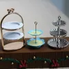 112 Schaal Miniatuur Dollhouse Cake Stand Mini Donuts voor Barbies Voedsel Speelgoed OB11 Poppenhuis Keuken Accessoires Speelgoed 220725