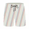 Мужские хипстерские дышащие дизайнерские плавки с белым принтом, пляжные шорты высокого качества, роскошные 235u для отдыха и путешествий