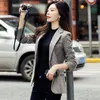 Autumn British Style Work Suit Jackets Women Spring Korean Fashion Business Office Lady Blazer
