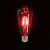 1 stcs roze blauw groen rood warme kleur ST64 4W LED -filament licht cob edison retro bollen dect voor thuisbar ampoule lampara 220V H220428