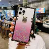 Bling Crystal Tradual Glitter Protect Cases Designer Fors for iPhone 11 MIMI XR XSMAX Robot Robot Robot Non-Waterbroof 7G SE2 8PLUS 6GS 12