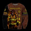 Plstar Cosmos 3dprinted Est Firefighter özel adı benzersiz unisex komik hrajuku sokak kıyafetleri gündelik hoodies zip sweatshirt q 2 220713
