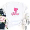 Güzel Kız Profil Yüz Desen Kadın T Gömlek Rahat O-Boyun T-shirt Femme Gevşek Camiseta Mujer Vintage Harajuku Tshirt 220402