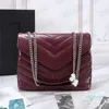 Bolsos de diseñador HOT square fat bag bolso de cuero real para mujer bolsos de hombro de gran capacidad 25 cm y 32 cm quilte de calidad superior