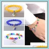 Bracciali di perline braccialetti gioielli bracciale opale twee zodiaco zodiacale perline singolo cerchio dribblare la moda versatile accessori per donne caduta