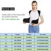 Back Posture Corrector Therapy Corset Spine Support Belt Lumbal Justerbar bandage för män kvinnor