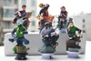 6PCS Ustaw Hokage Akwarne Dolls Chess Pvc Anime Sasuke Jiala Model Dekoracja Dekoracja Zabawki dla dzieci 220520